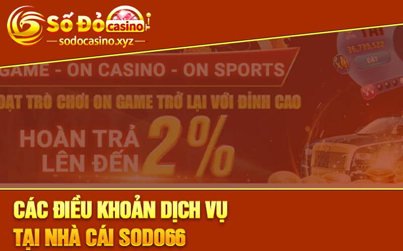 Các Điều Khoản Dịch Vụ Tại Nhà Cái Sodo66